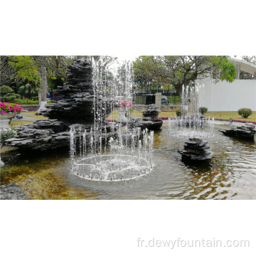 Sus304L Fountains de tuyaux décoratifs en acier inoxydable